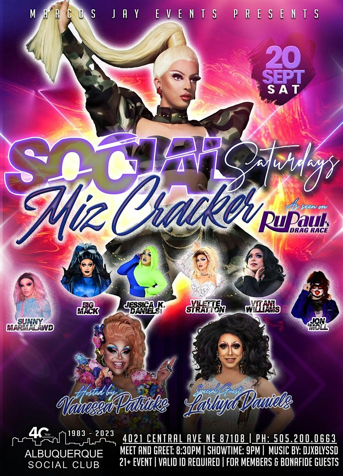 Social Saturdays feat Miz Cracker from RPDR