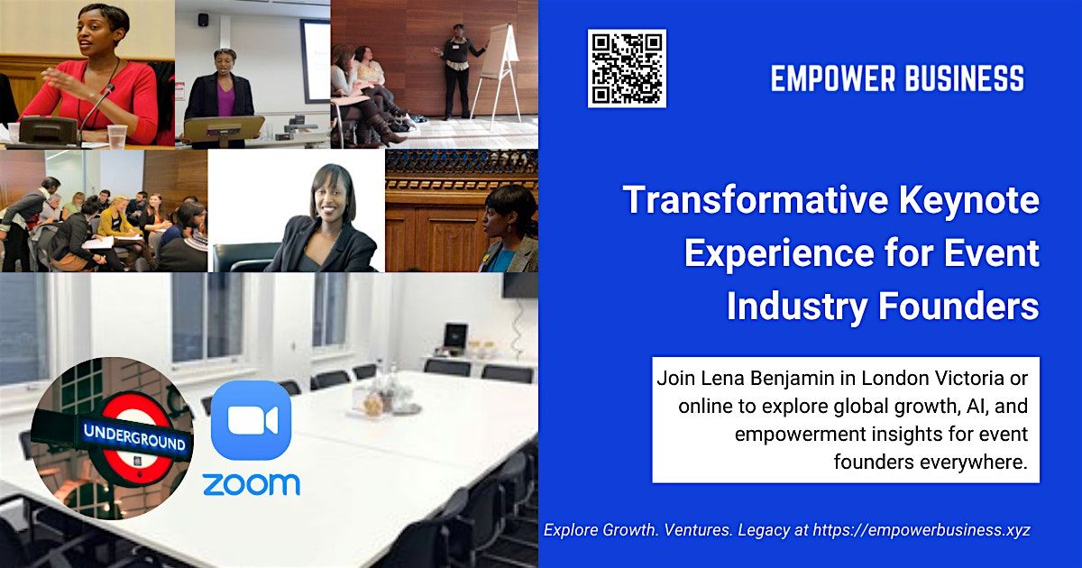 Transformative Keynote Experience for Event Industry Founders (Hybrid)