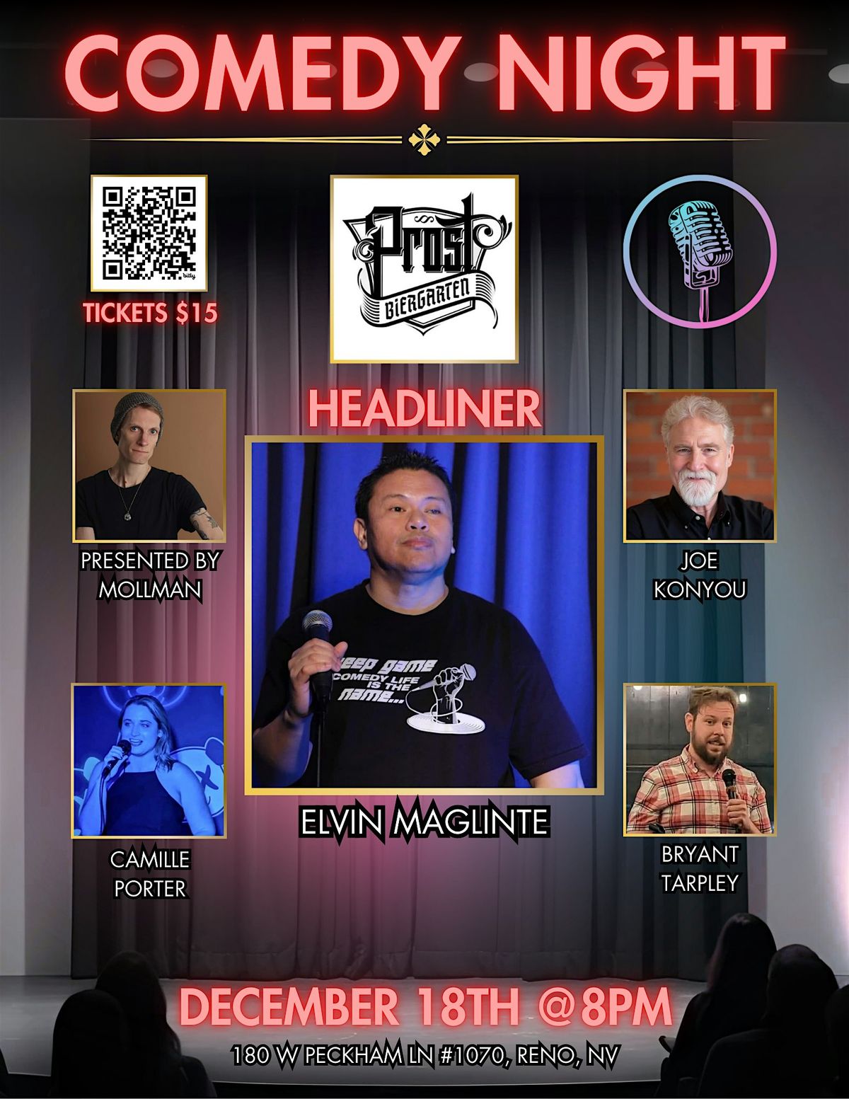 Comedy Night at Prost Biergarten