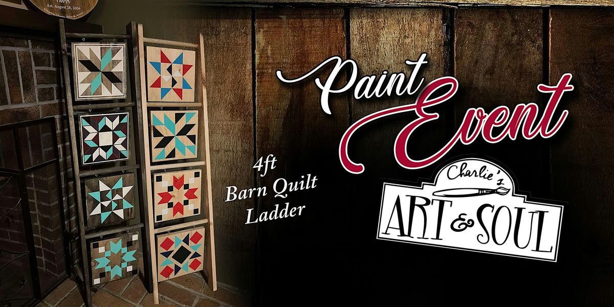 Painting Event at Antietam Brewery Quilt Ladder