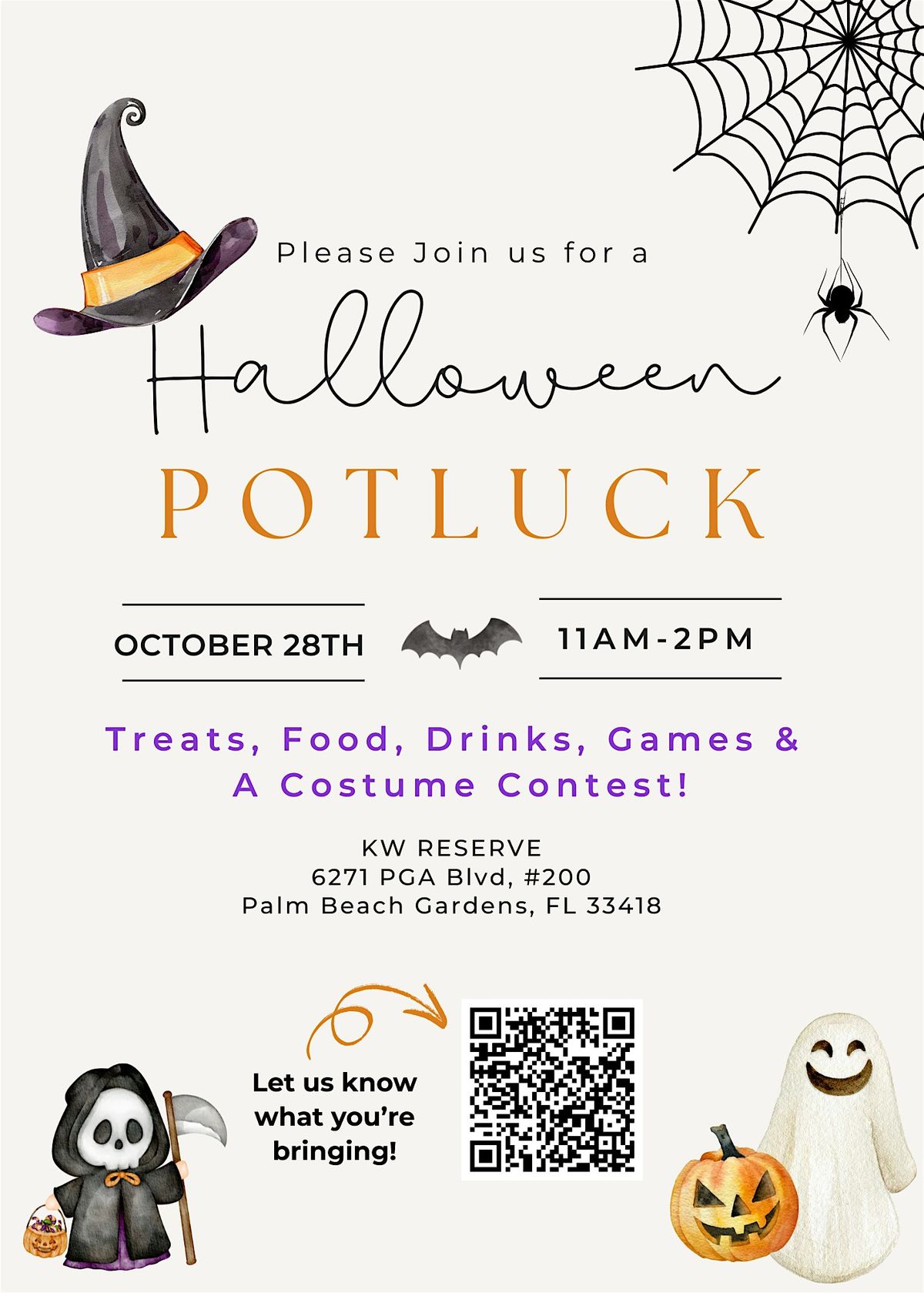 KW Reserve Halloween Party & Potluck