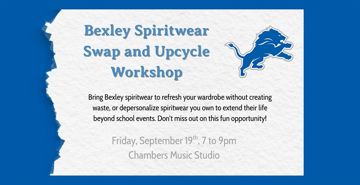 Spirit Wear Swap and Upcycle Workshop!