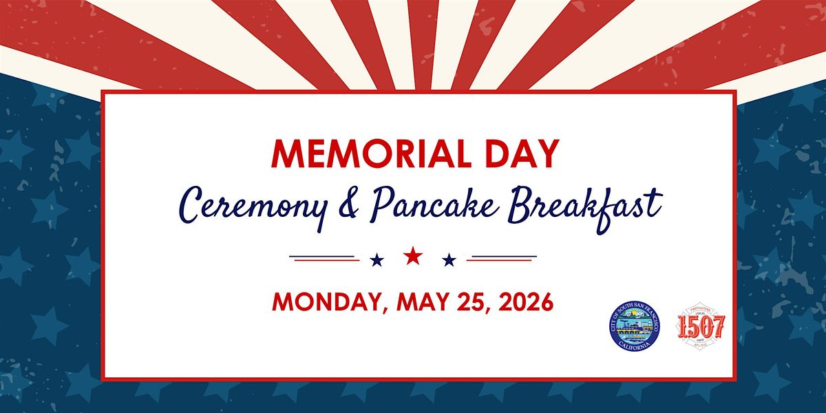 2026 Memorial Day Ceremony & Pancake Breakfast