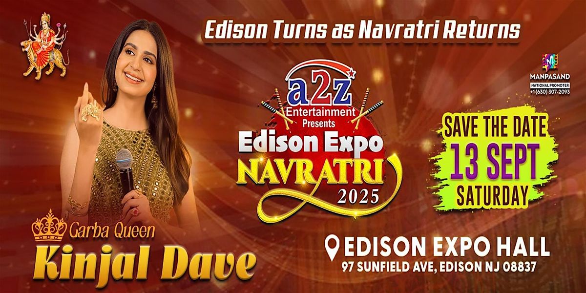 Garba With Kinjal Dave - Live in Edison Expo New Jersey