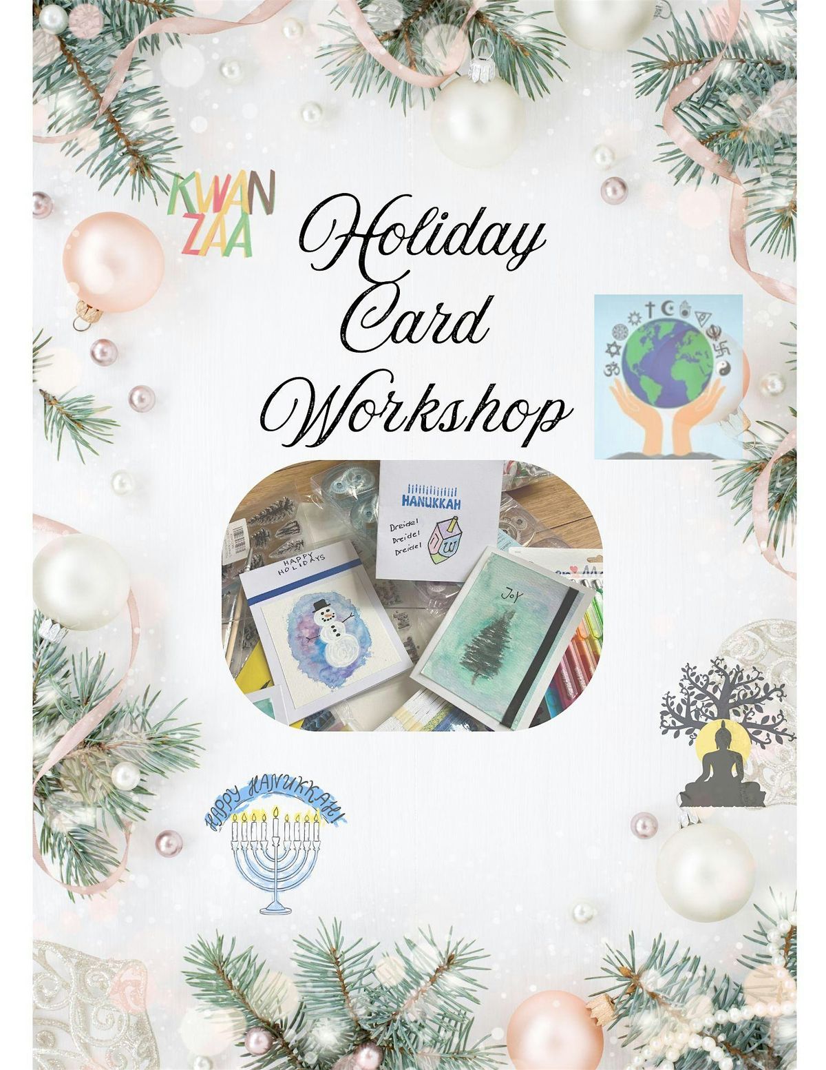 Free Holiday Card Workshop with The Gaithersburg Artist Collective