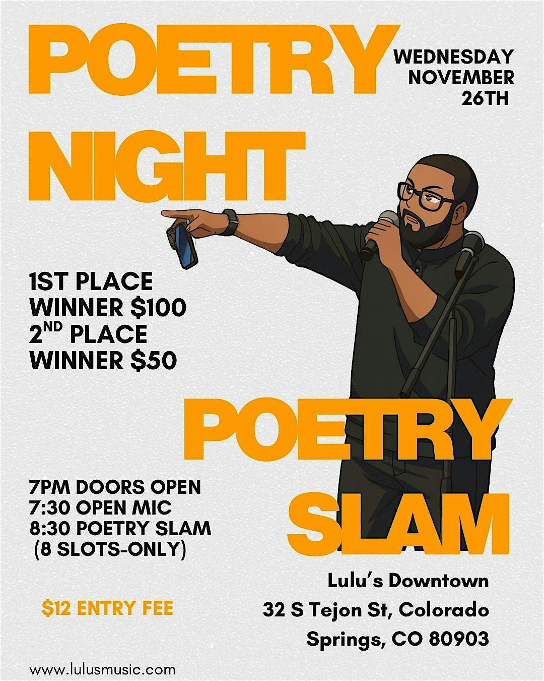 Open mic & poetry slam