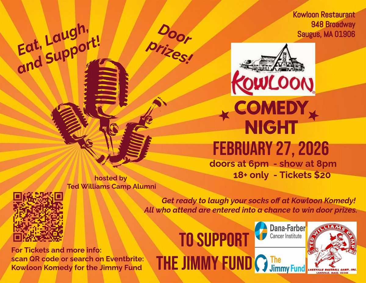 Kowloon Komedy for the Jimmy Fund