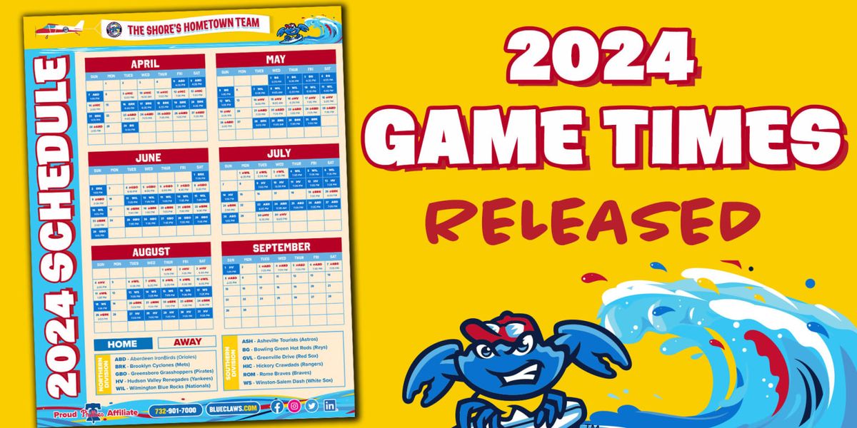 Greensboro Grasshoppers at Jersey Shore BlueClaws at ShoreTown Ballpark