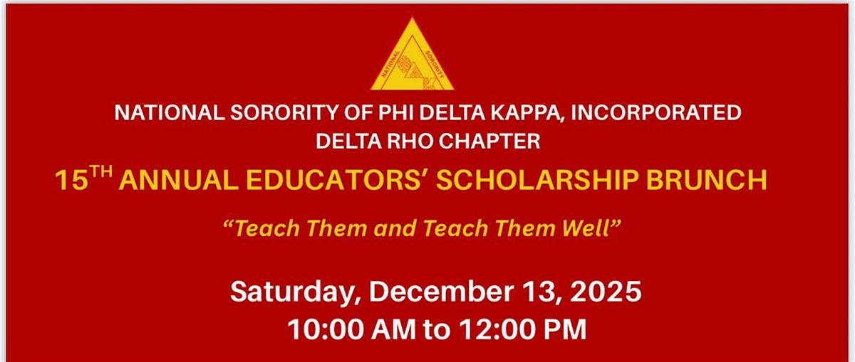 15TH ANNUAL EDUCATORS PRAYER BRUNCH