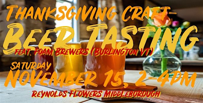 Thanksgiving Craft Beer Tasting