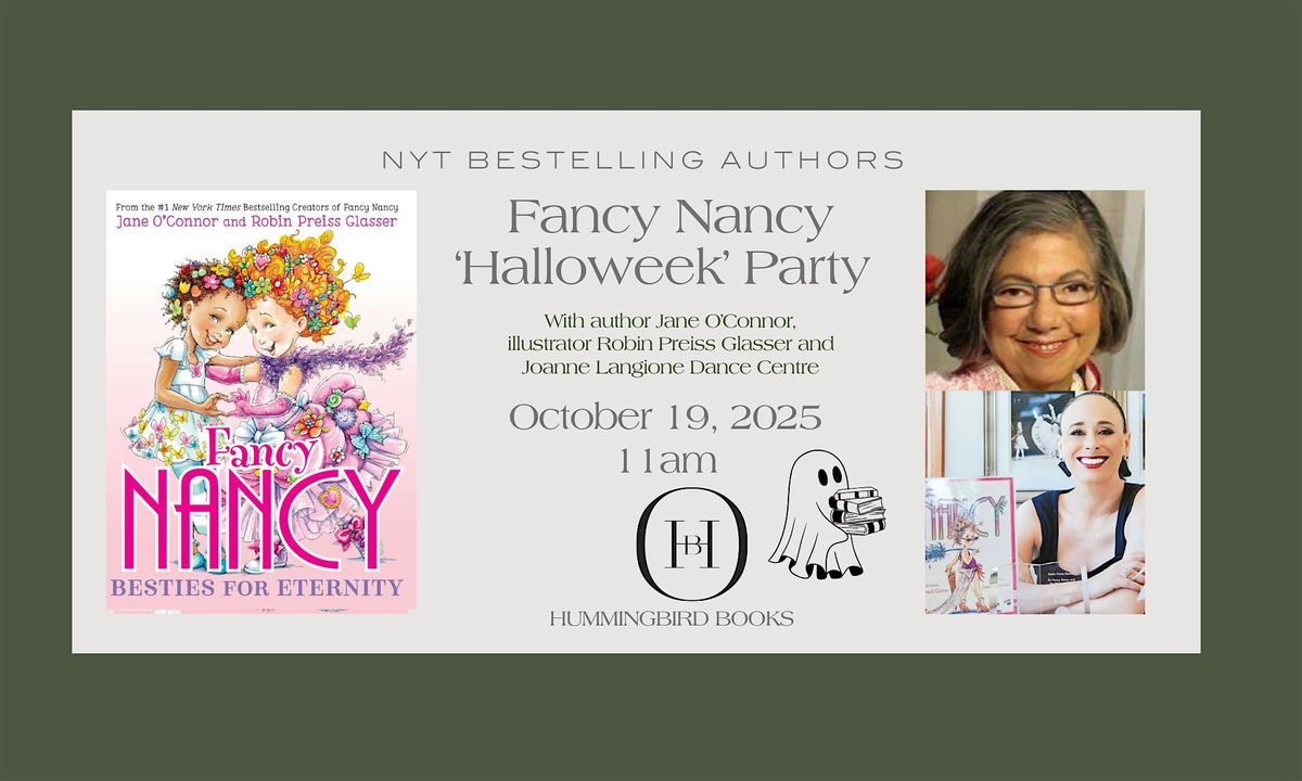Fancy Nancy 'Halloweek' Story Time and Dance Party