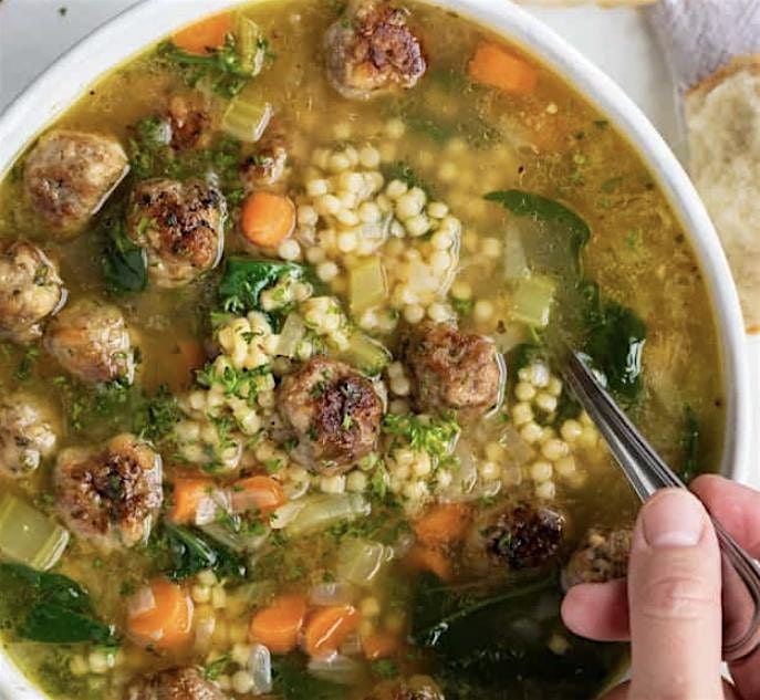 Soup Saturday! Italian Wedding Soup and Three Onion and Pumpkin