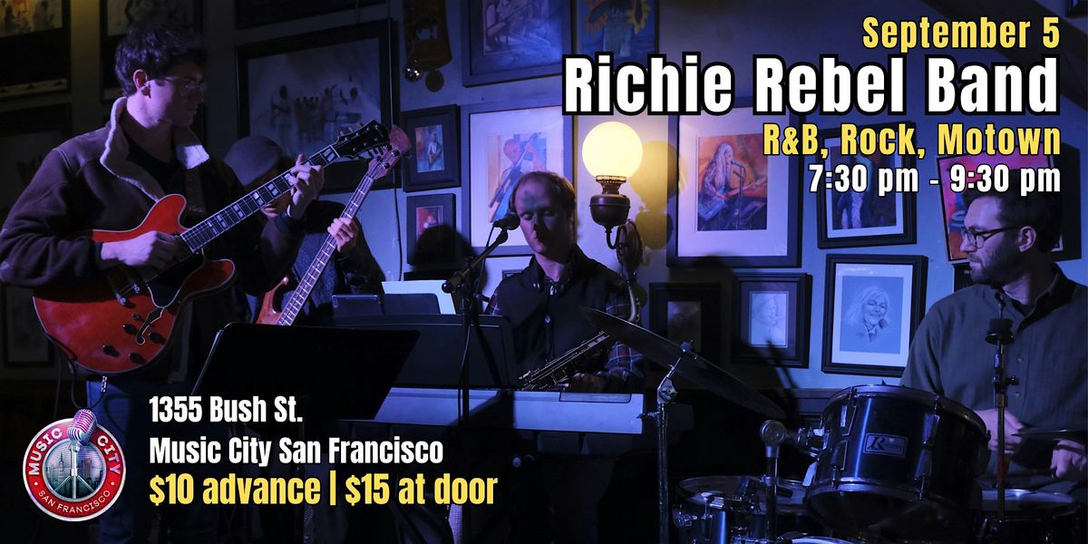 Richie Rebel Band - Live @ Music City Star Factory | R&B, Rock, Motown