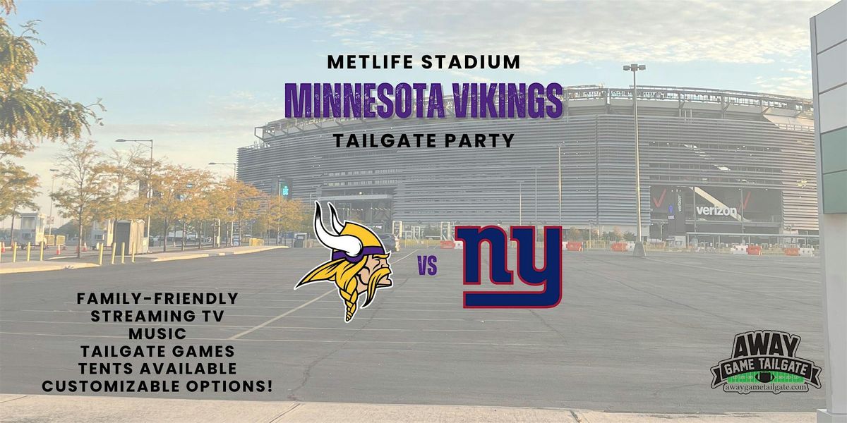 Minnesota Vikings Tailgate at MetLife Stadium