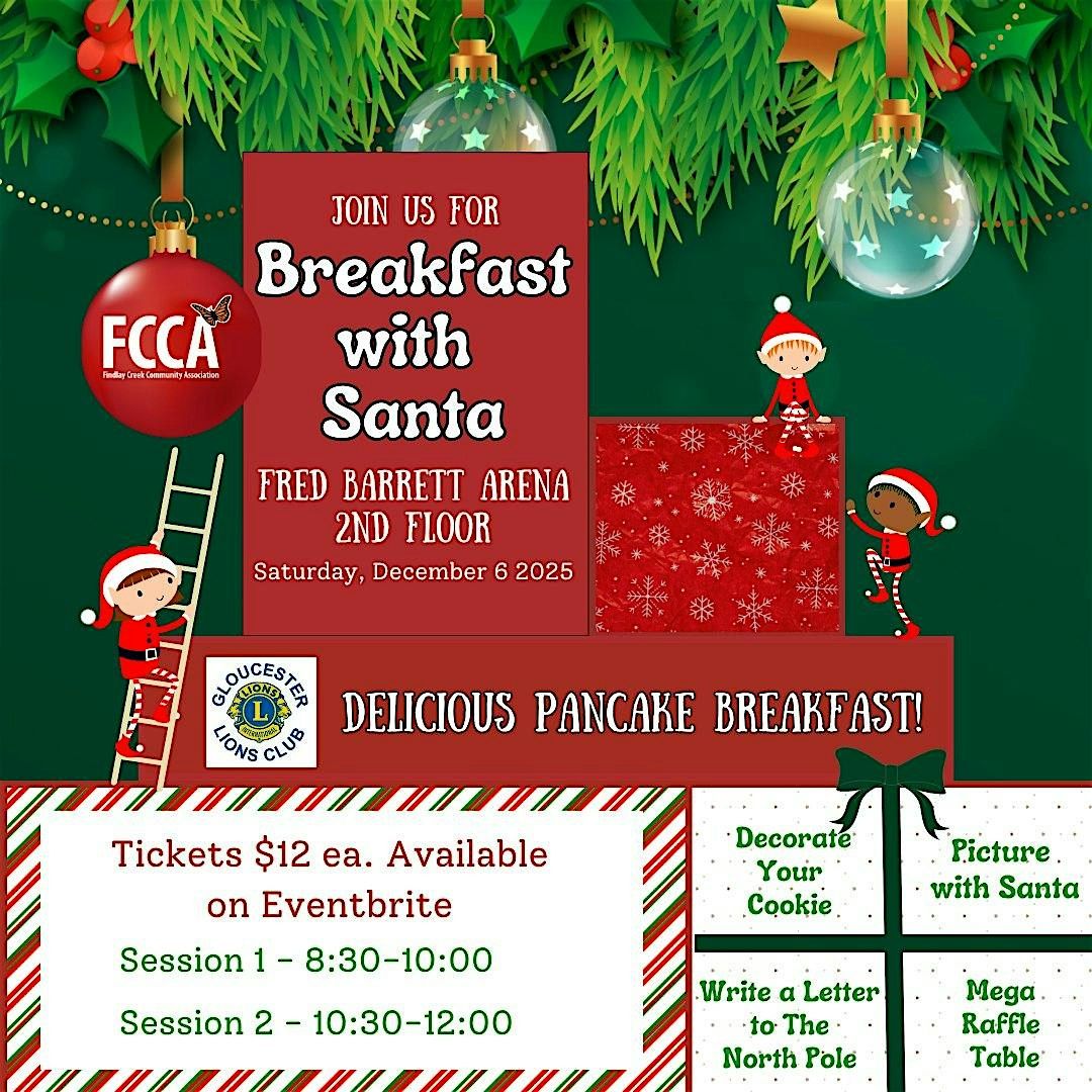 Breakfast With Santa, Hosted by the Findlay Creek Community Association