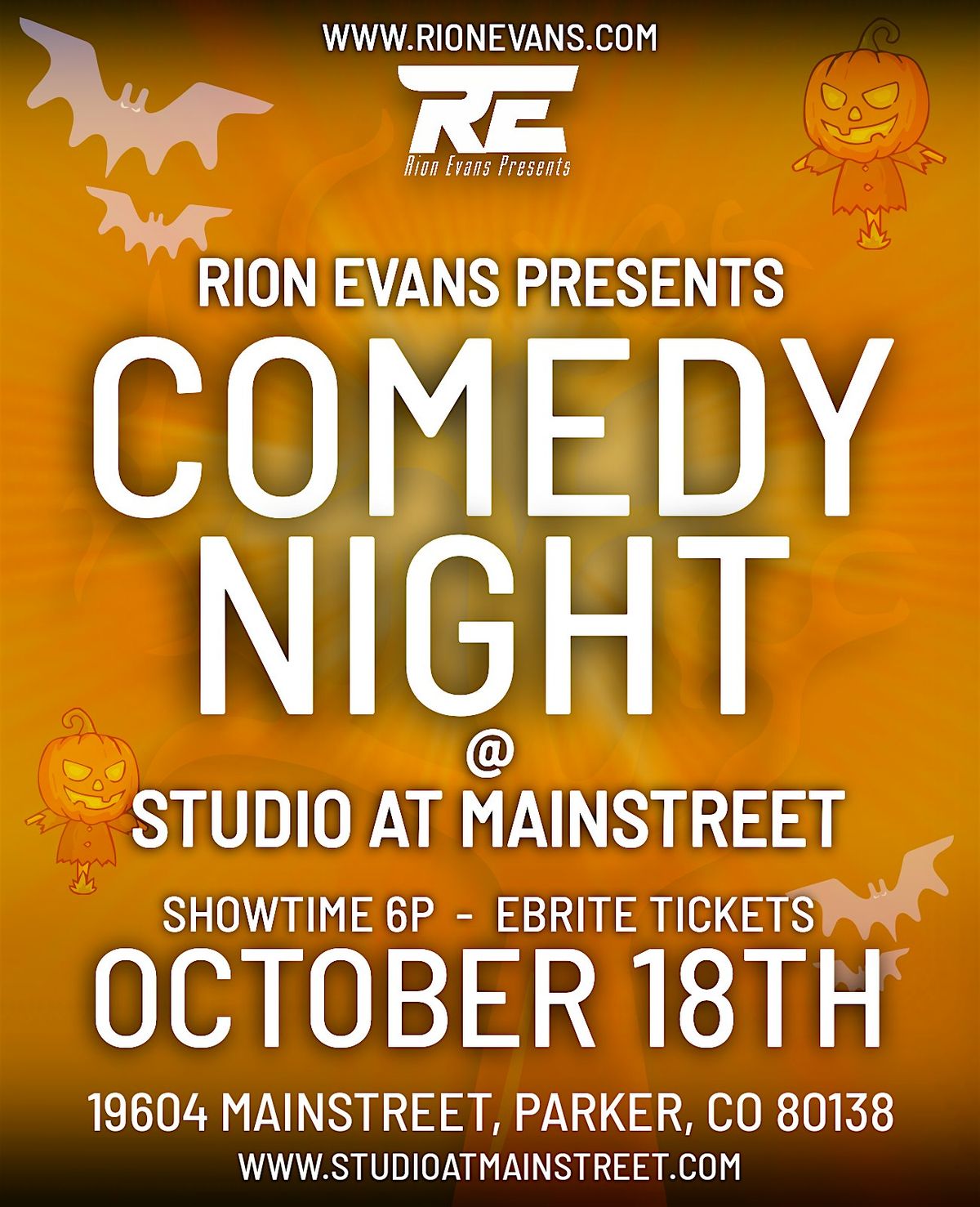 Rion Evans Presents Comedy Night @ The Studio