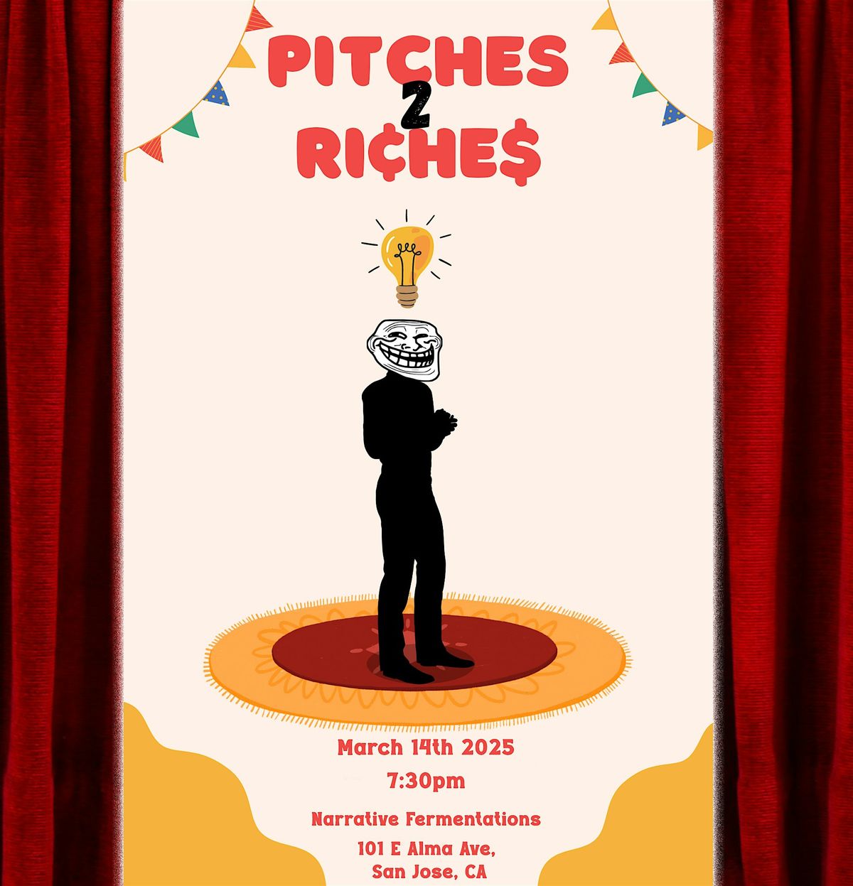Pitches 2 Riches Comedy Show