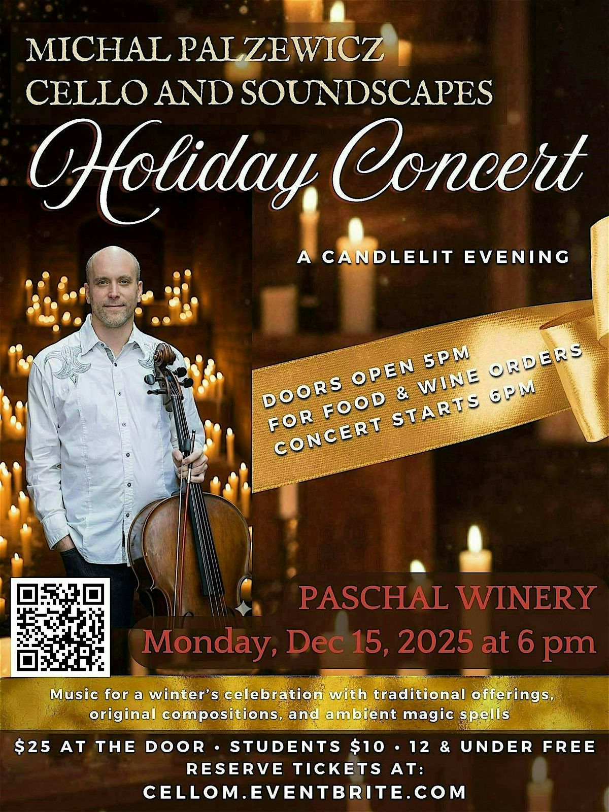 Holiday Cello Concert Dec. 15th 2025