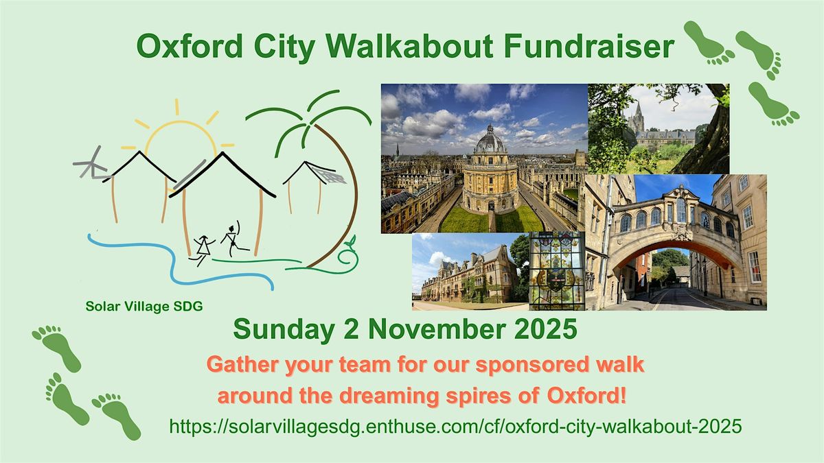 Oxford City Walkabout : Join in the fabulous after party too!