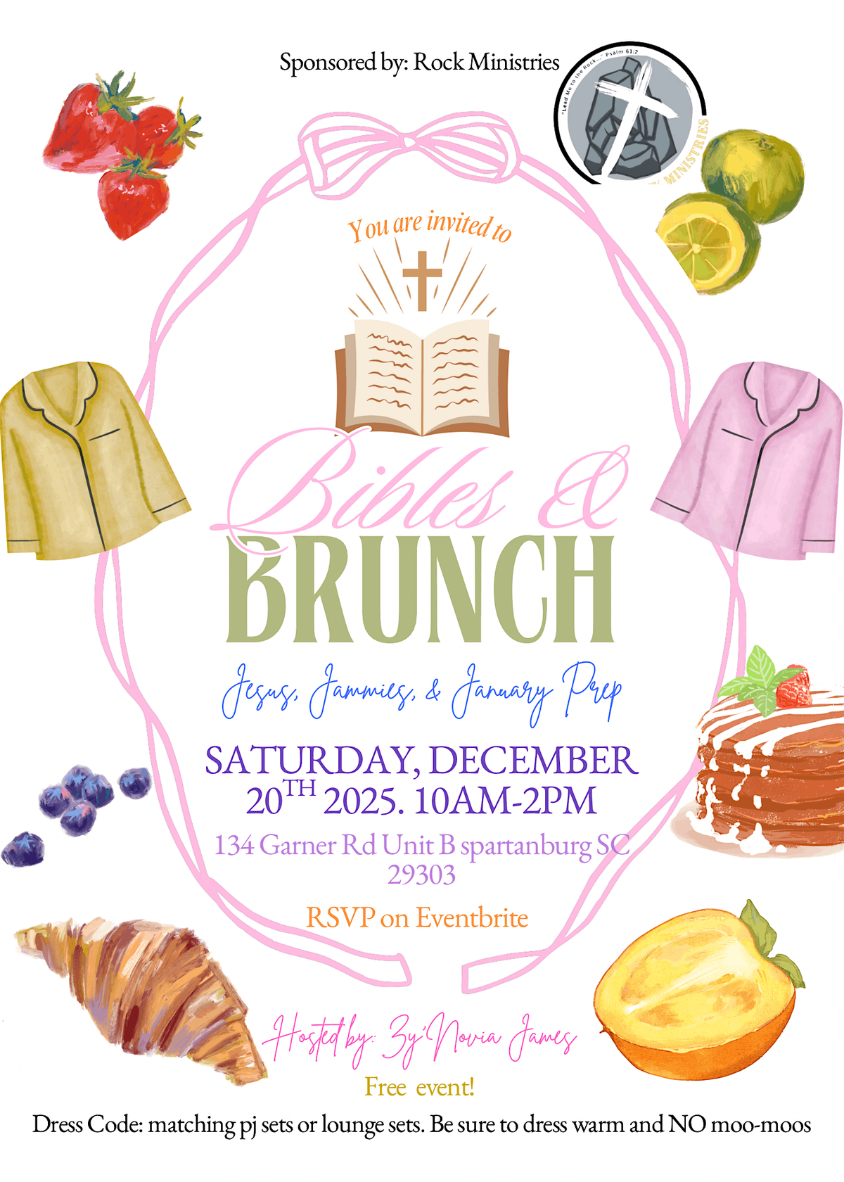 Bibles & Brunch: Jesus, Jammies, and January Prep