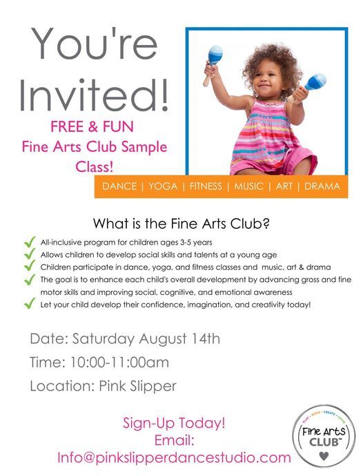 Fine Arts Club Sample Class\/FREE