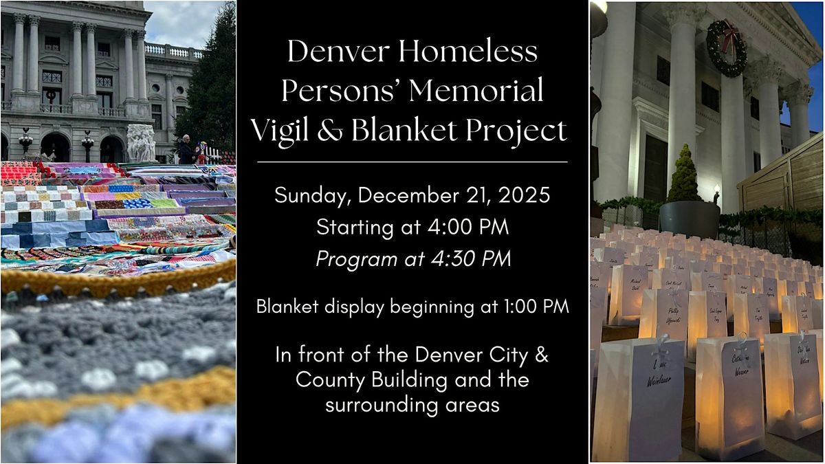 We Will Remember: Homeless Persons\u2019 Memorial Vigil & Blanket Project 2025