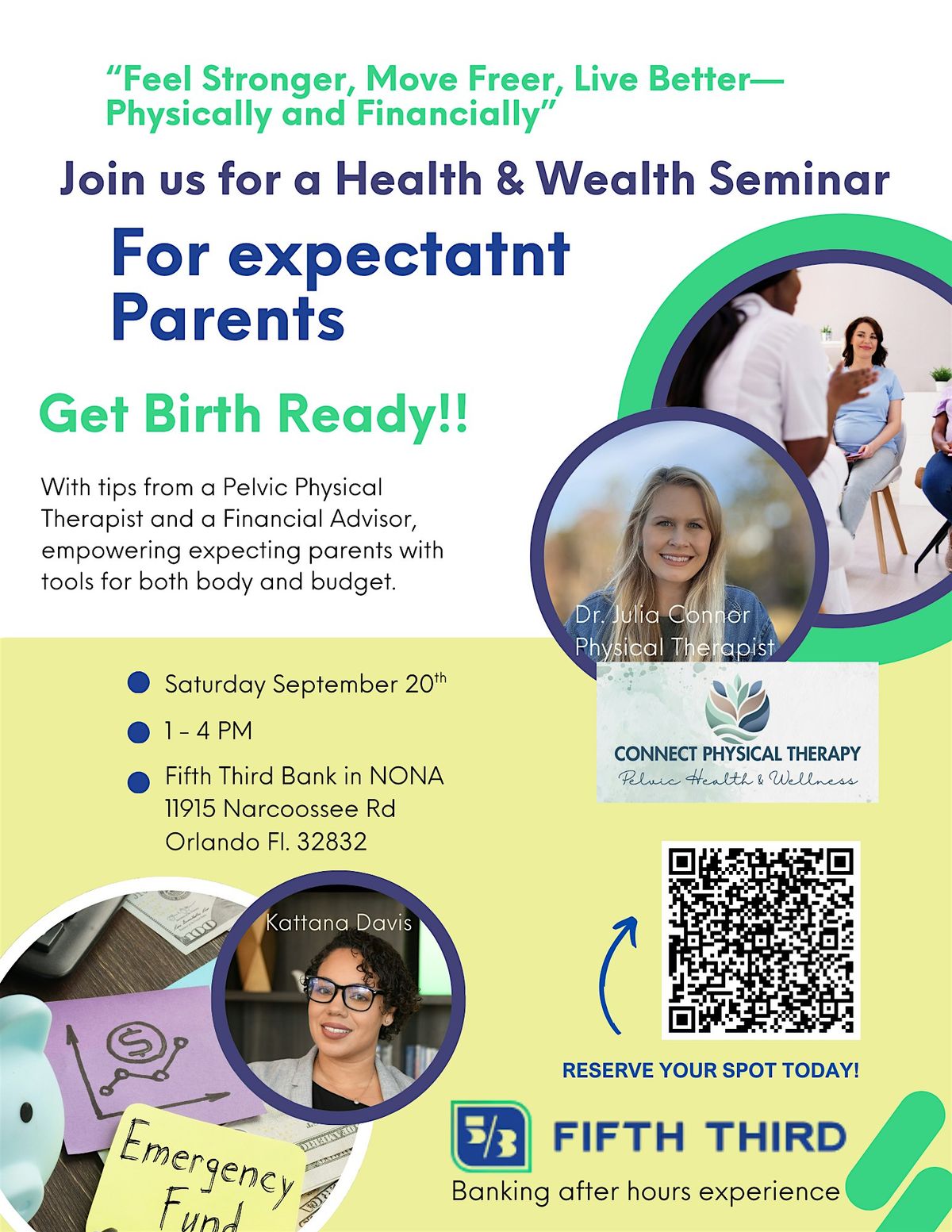 Health and Wealth Seminar for Expectant Parents: Get Birth Ready!!
