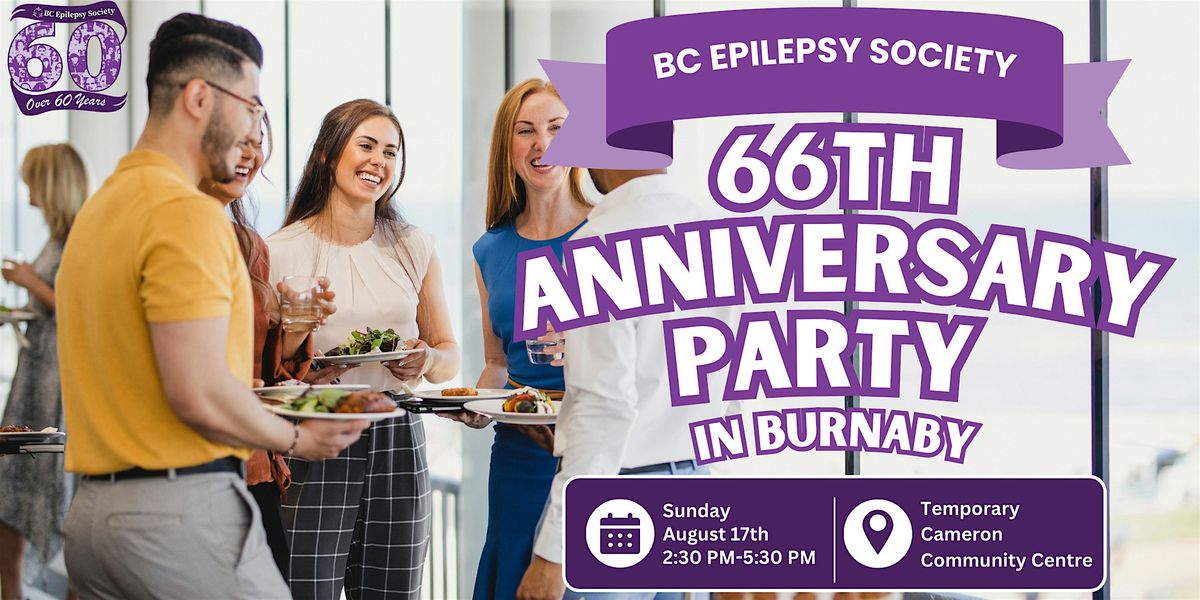 BC Epilepsy Society 66th Anniversary Party in Burnaby