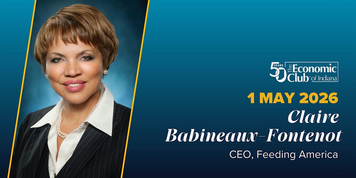 The Economic Club of Indiana May 2026 Luncheon