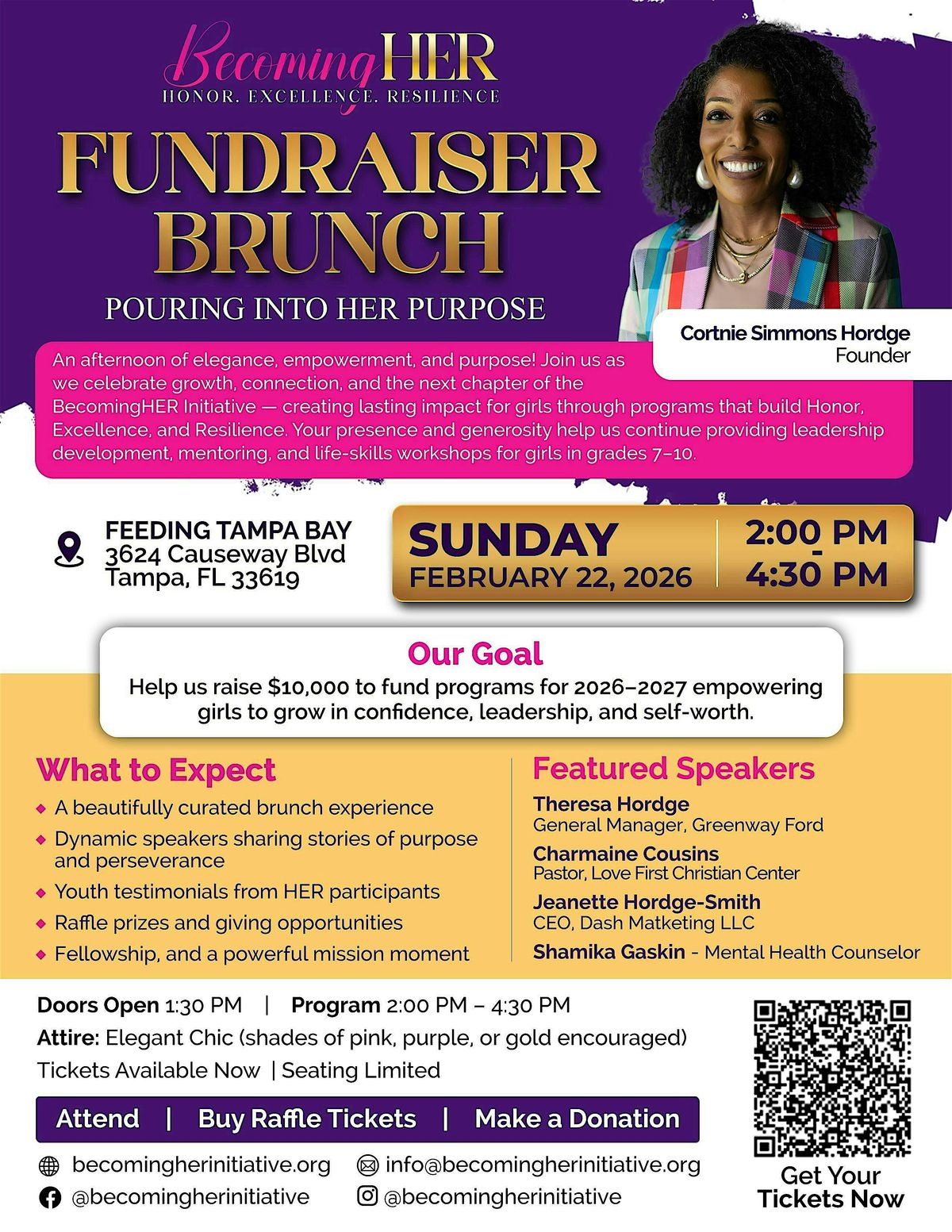 Brunch With Purpose: A BecomingHER Fundraiser Experience