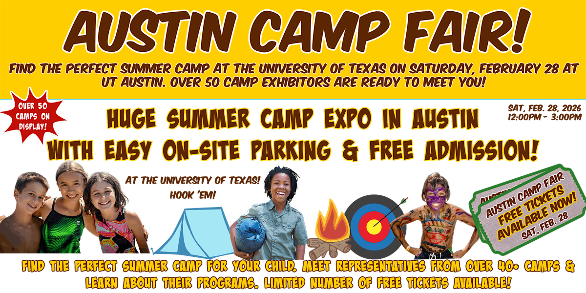 Austin Camp Fair at the University of Texas