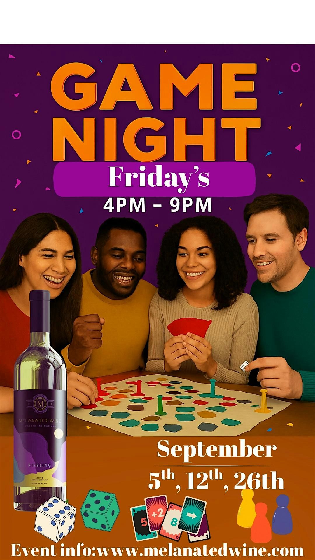 Fridays: "Game Night: Wine Edition"
