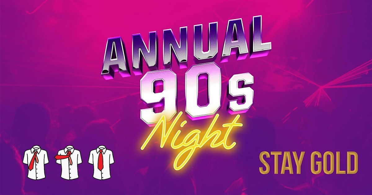 Mr McClelland's Finishing School - Annual 90s Night