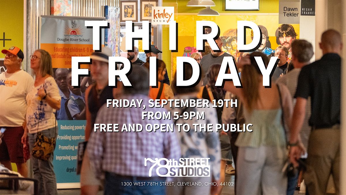 78th Street Studios September THIRD FRIDAY Art Walk