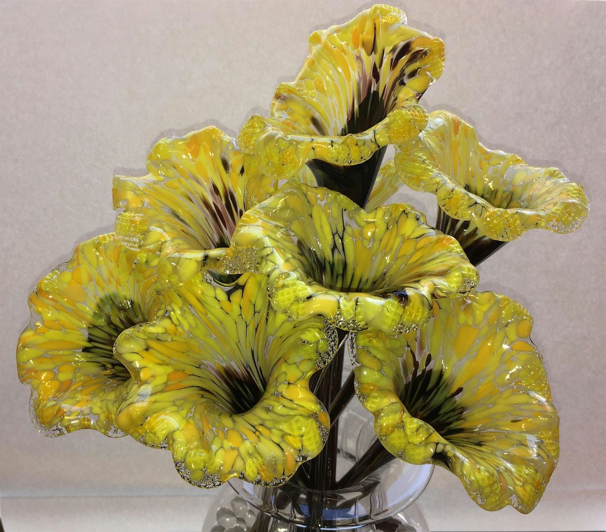 Fall Sunshine on Flowers,  super-fun, fast, almost sweat-free, hahaha!