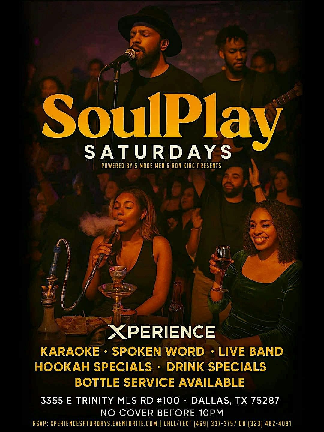 SoulPlay Saturdays at X-Perience Lounge - Every Saturday