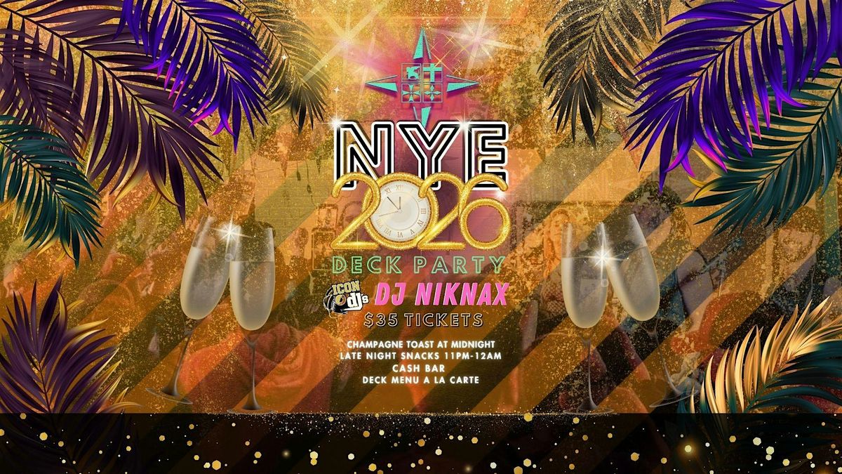 New Years Eve Deck Party 2026 at Chesapeake Inn!