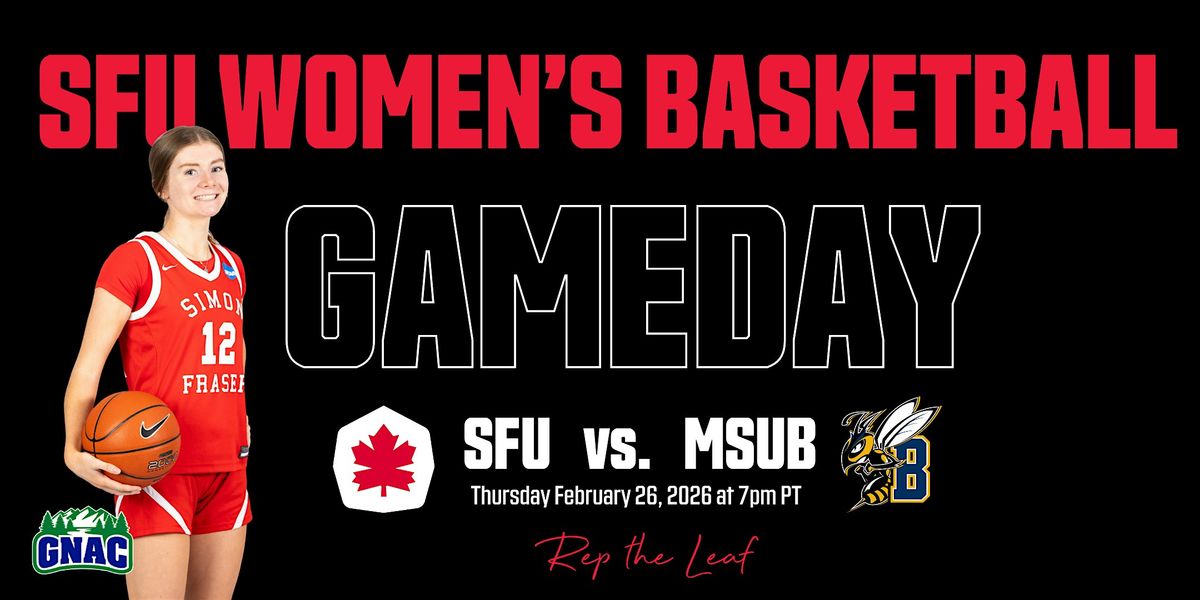 SFU Women's Basketball vs. Montana State University Billings