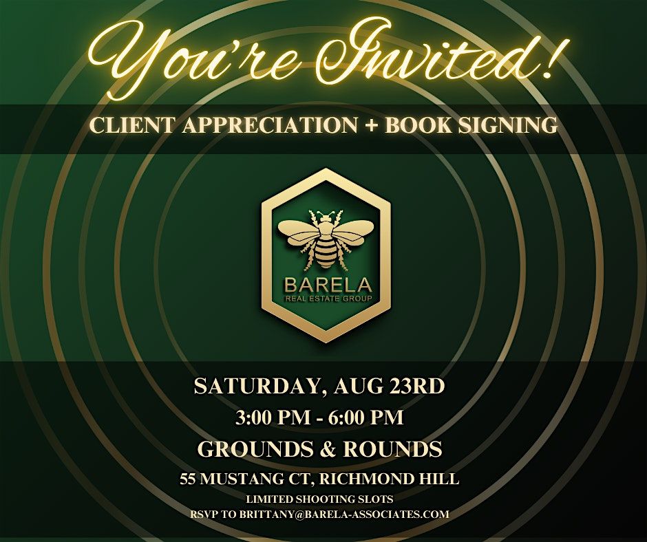 You're invited! Client Appreciation Event