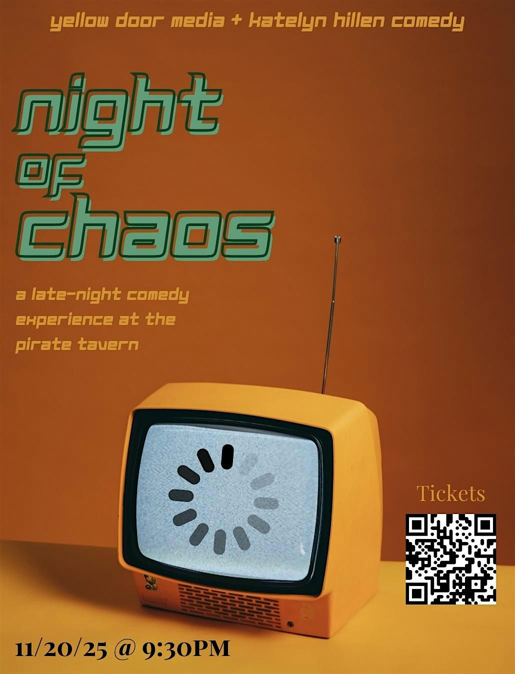 Yellow Door Media Presents: A Night of Chaos