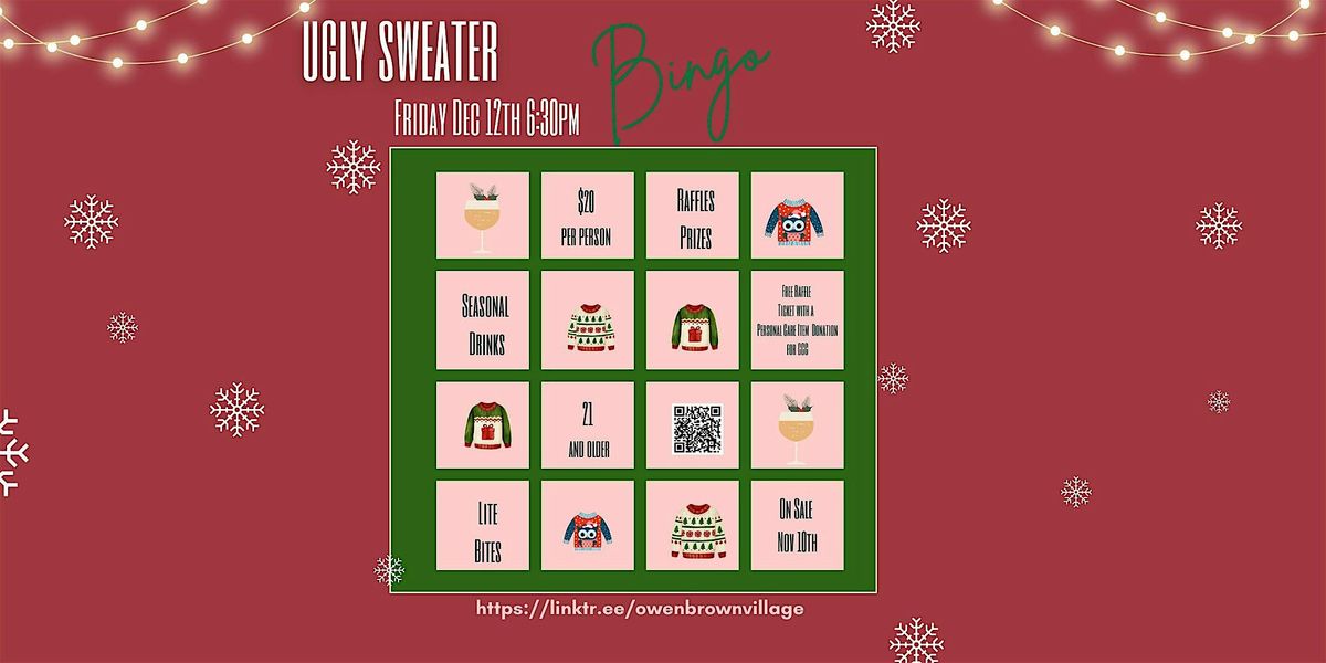 Ugly Sweater Bingo