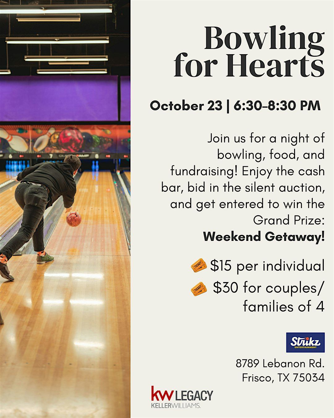 Bowling for our REALTORS - AHA fundraiser