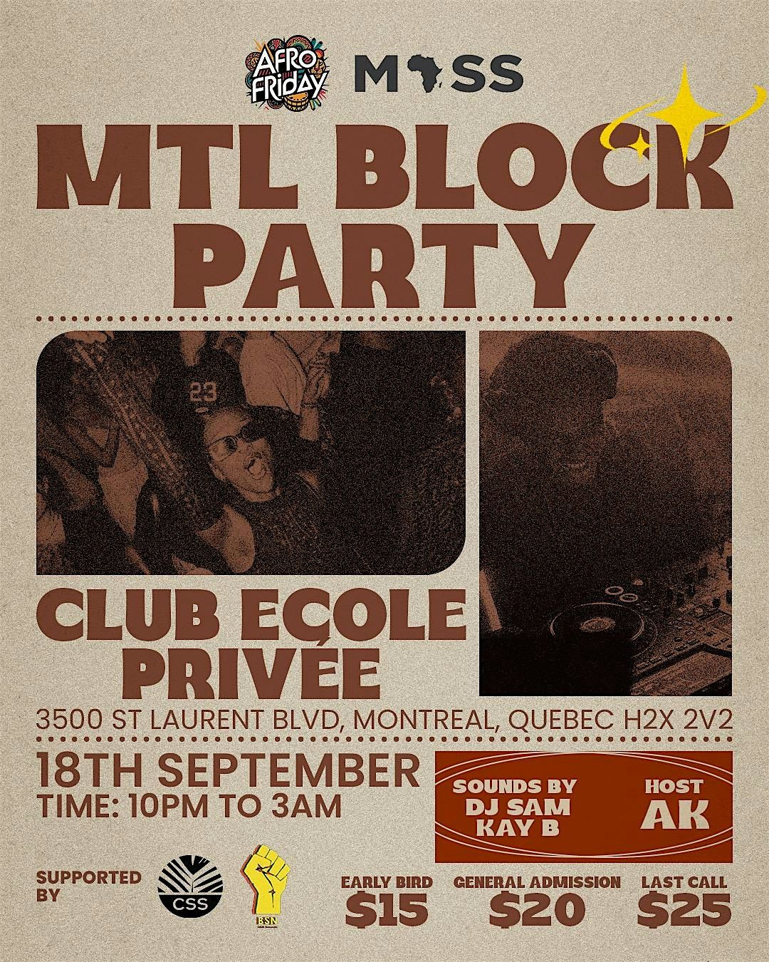 MTL BLOCK PARTY