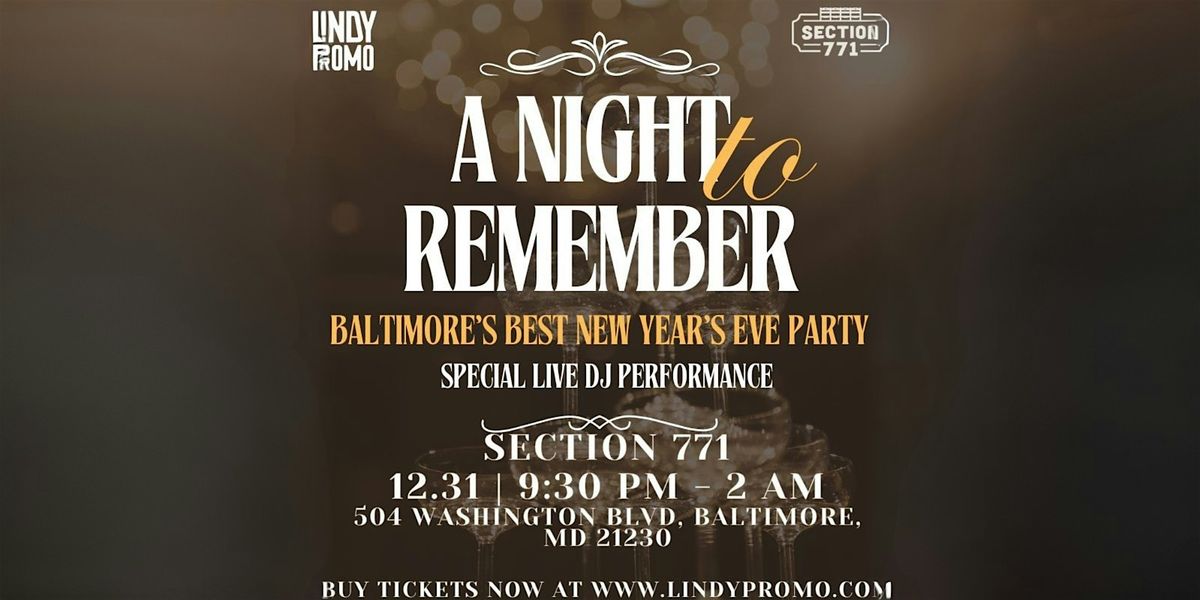 Section 771 NYE 2026 Party
