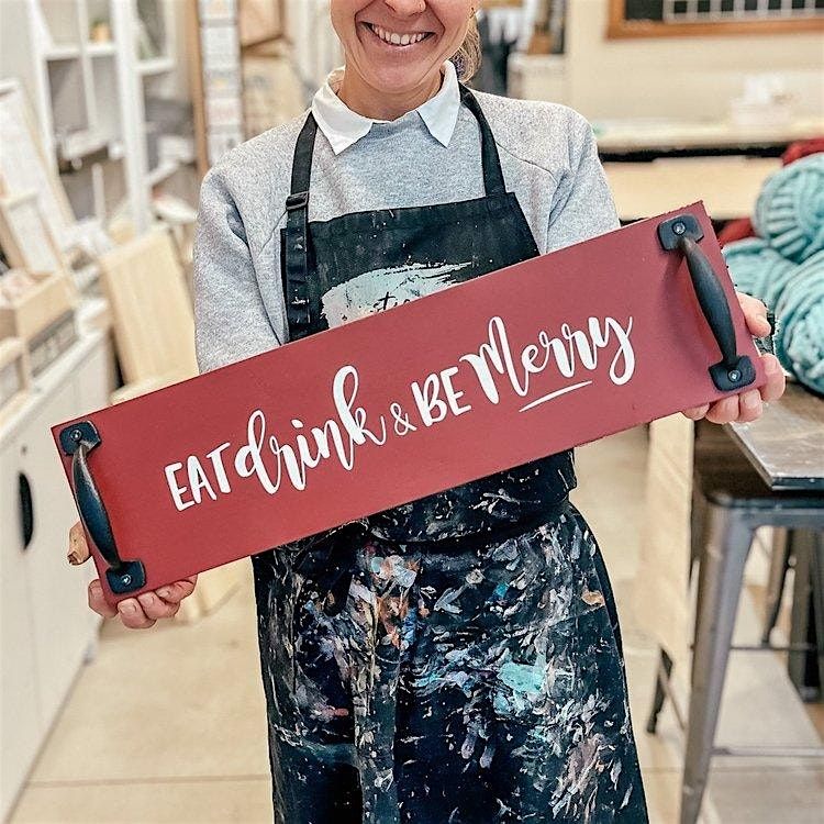 DIY Craft Workshop: Custom Serving Tray or Decorative Sign