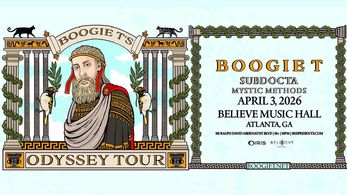 Iris Presents: Boogie T @ Believe Music Hall | Fri, Apr 3rd!