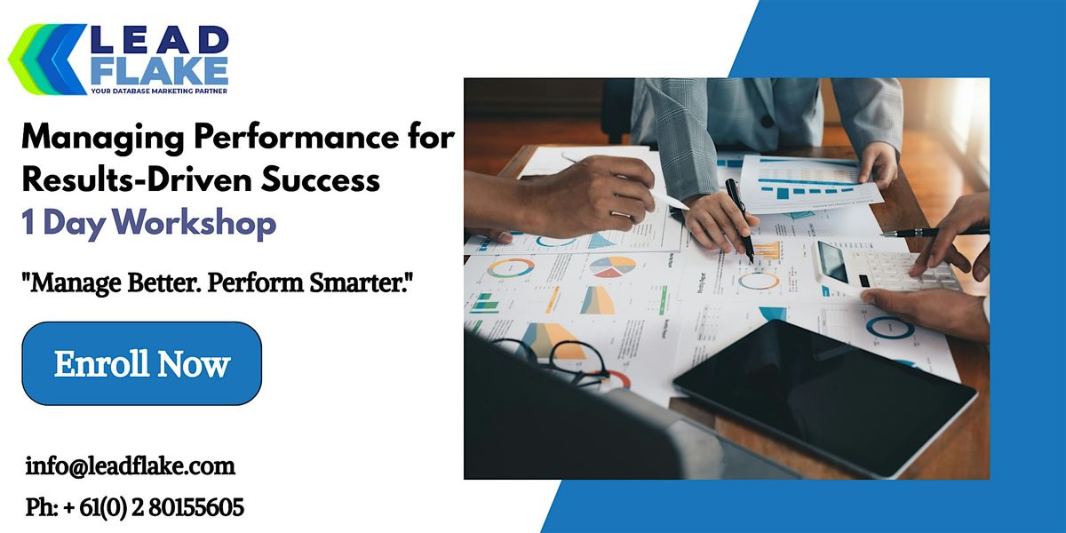 Building a Culture of Performance Excellence Workshop in Singapore