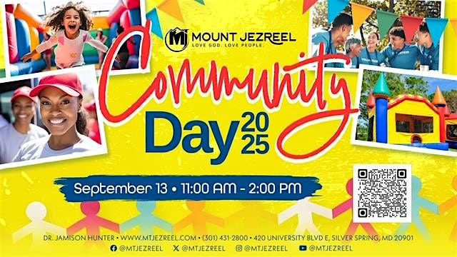Community Day 2025- Mount Jezreel Baptist Church