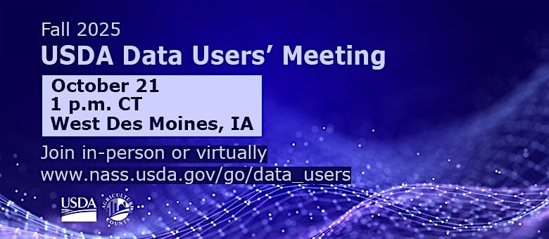 2025 Fall Data Users' Meeting - West Des Moines, IA