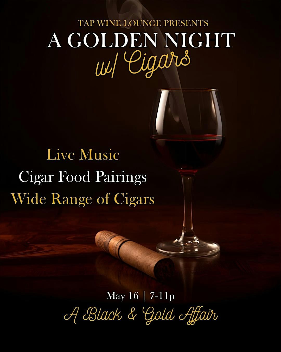 A Golden Night w\/ Cigars
